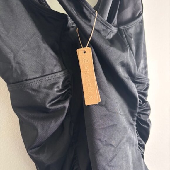 NWT SHAPELLX Smart Sculpt Plunge Cutout Swimsuit - Picture 5 of 7